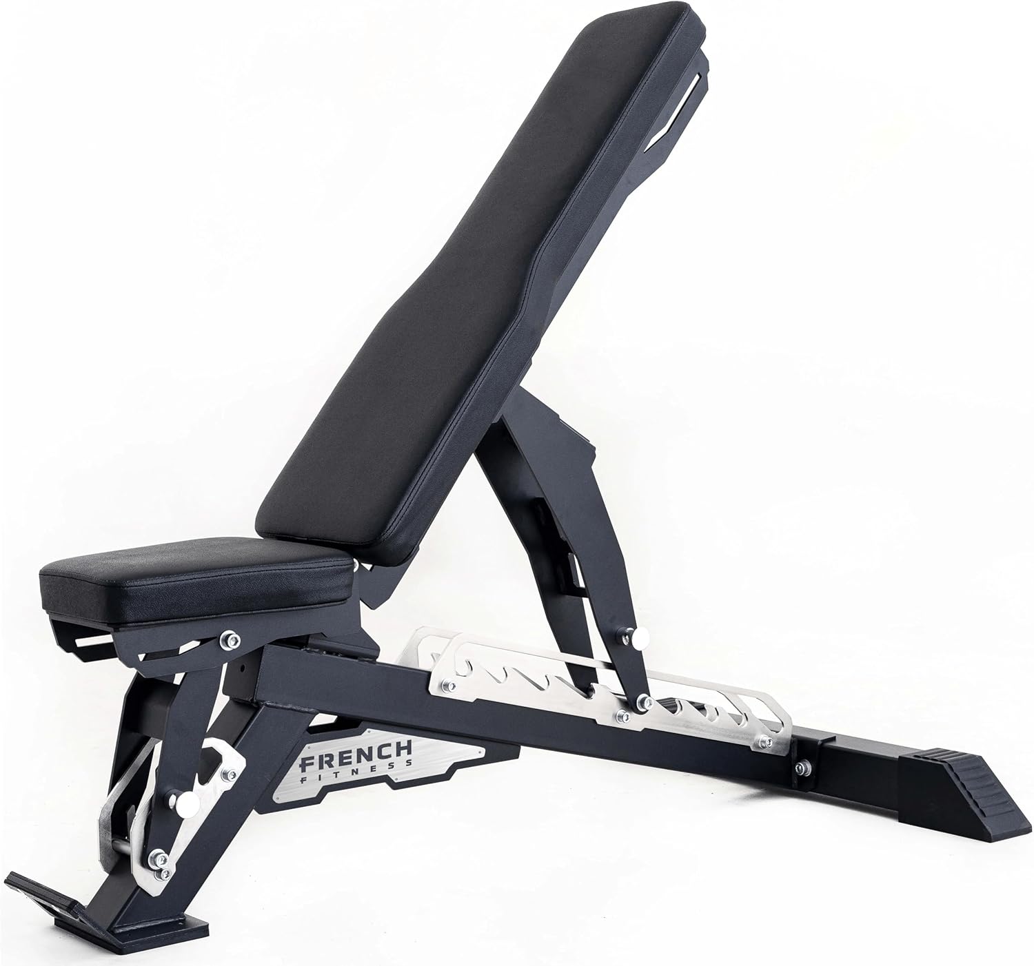 French Fitness R30 Monster Power Rack with MAB30 Multi Adjustable Bench Combo - Durable 11-Gauge Steel, Versatile Attachments & Adjustable Angles for Strength Training