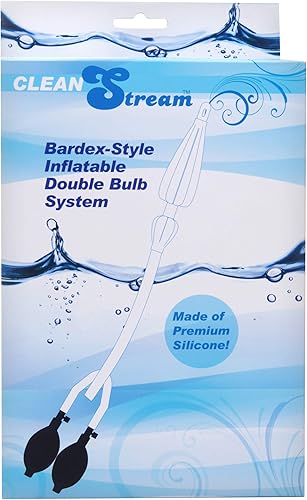 Miniatura 5 de Cleanstream Style - Sistema de enema de doble bombilla inflable, transparente, 1 unidad
