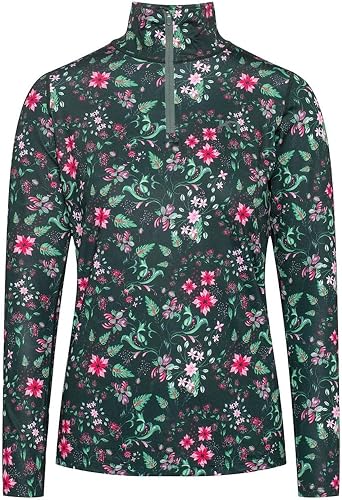 Kari Traa Fryd 1/2-Zip Baelayer Top Womens, Pine, XX-Large