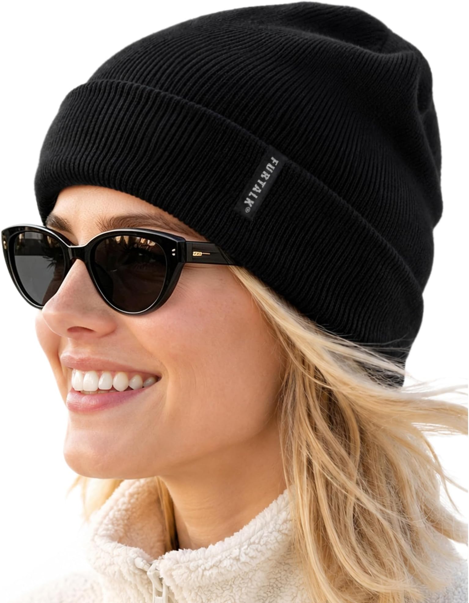 Beanie Hat for Men Women Winter Hats for Women Men Soft Warm Unisex Cuffed Beanie Knitted Skull Cap