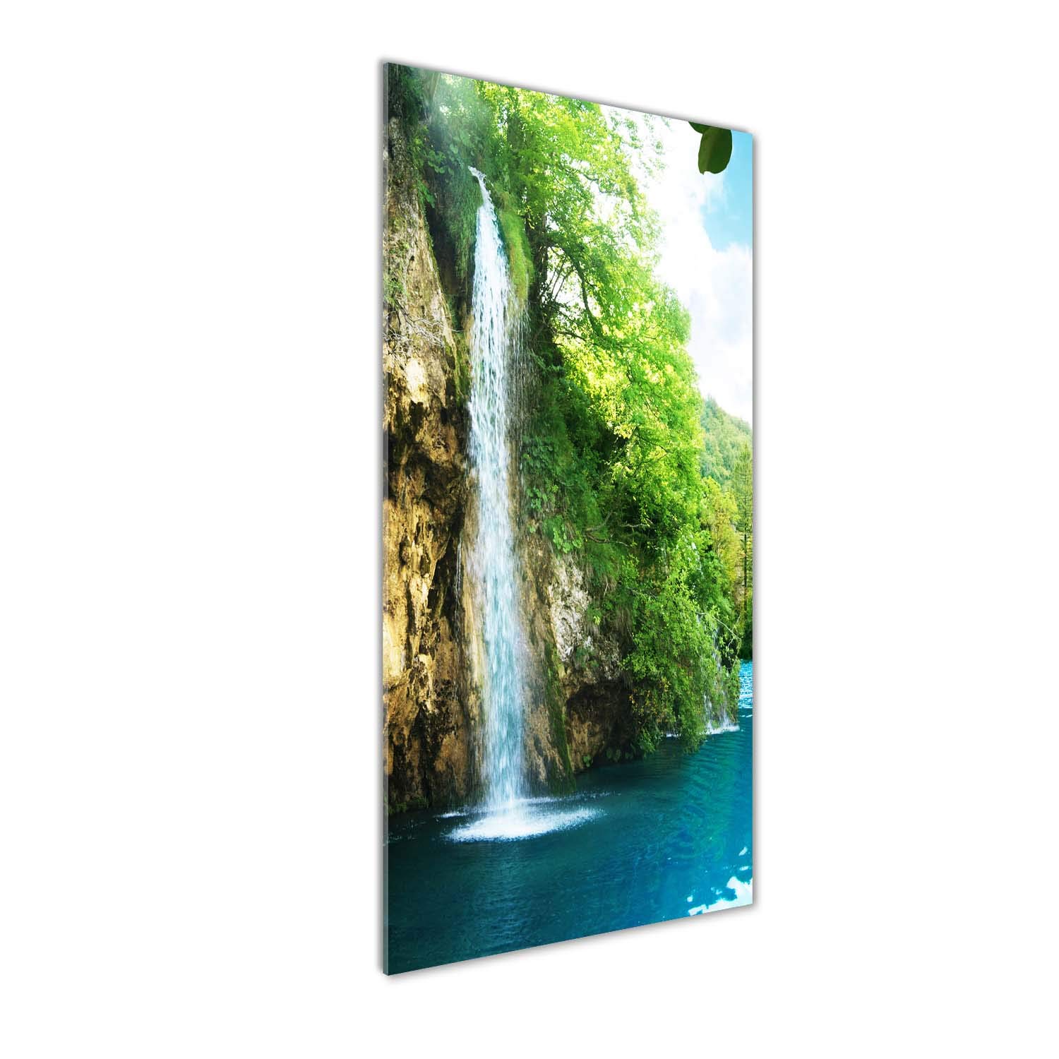 Tableau Mural Acrylique Étanche 50x125 - Image sur Verre Anti-Humidité pour Salle de Bain