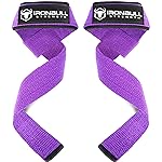 Lifting Wrist Straps for Weightlifting (1 Pair) - Padded Lifting Straps for Deadlifts, Powerlifting, Strength Training & Bodybuilding - Gym Straps for Men & Women (Purple)
