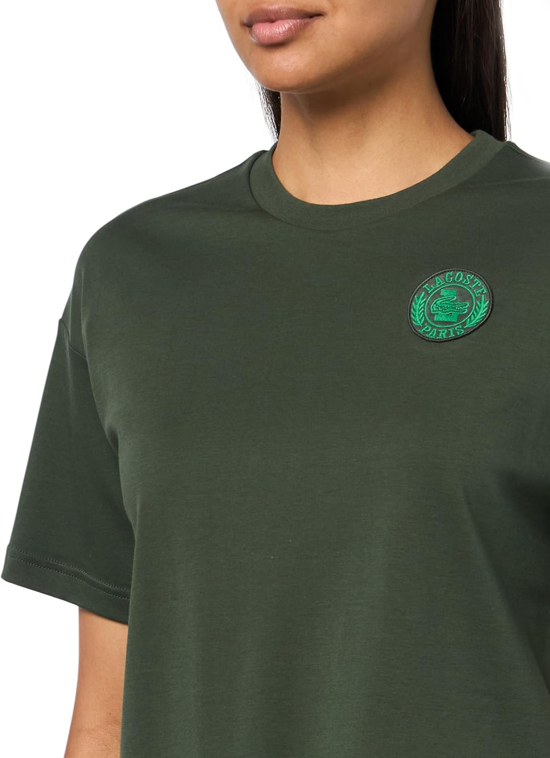 Lacoste Women's Paris Badge Accent Jersey T-Shirt - Image 5
