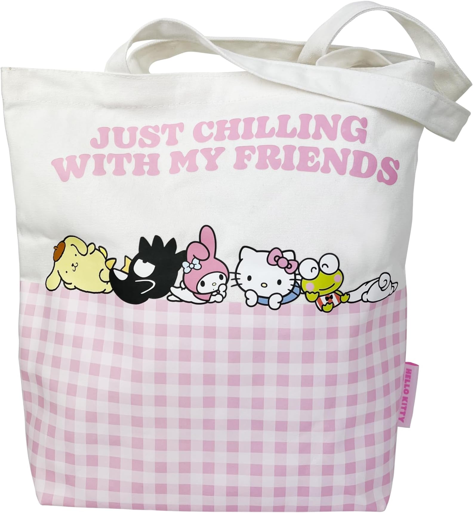 Hello Kitty Canvas Tote Bag | 36 x 37 cm Reusable Book & Shopping Bag | Cute Shoulder Tote | Hello Kitty Gifts & Stationery