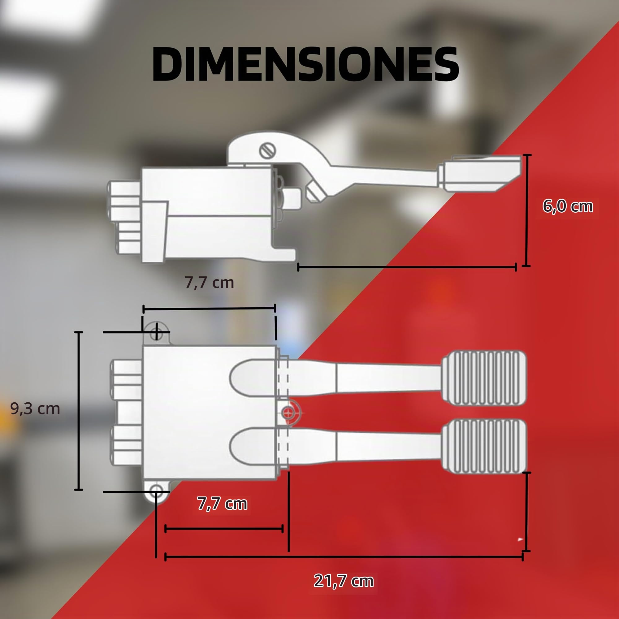 KIT Completo Grifo De Pedal 2 Aguas - Grifo Cocina Industrial Con Pedal Auto Mezclador Agua Fría Y Caliente, Con Flexo Latiguillo, Caño Alto Con Difusor De Agua Y Base De Fijación, Uso En Hostelería Y