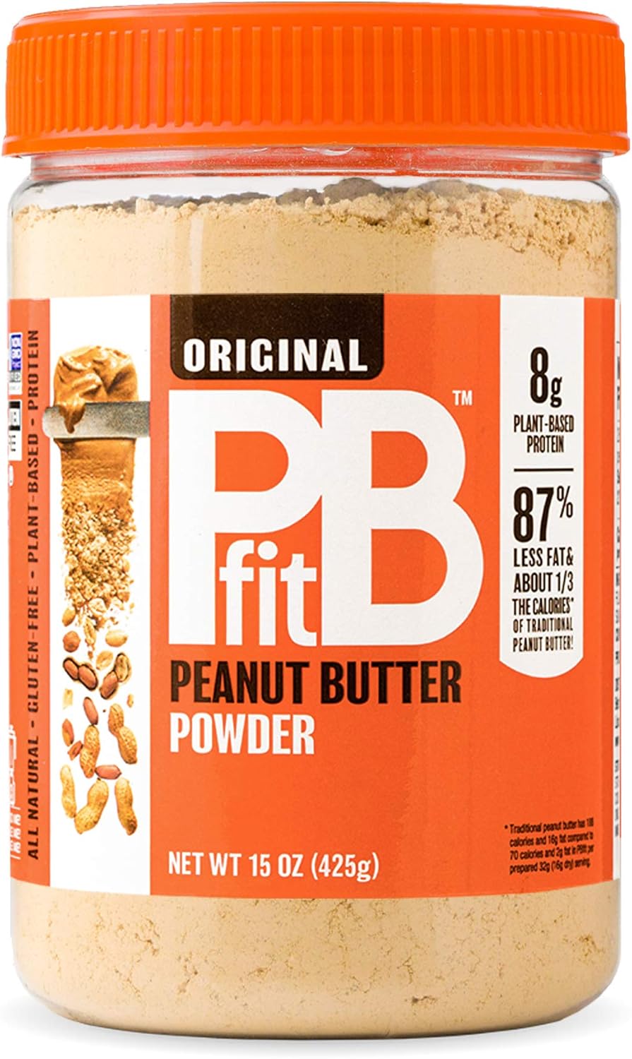 PBfit AllNatural Peanut Butter Powder 15 Ounce, Peanut Butter Powder