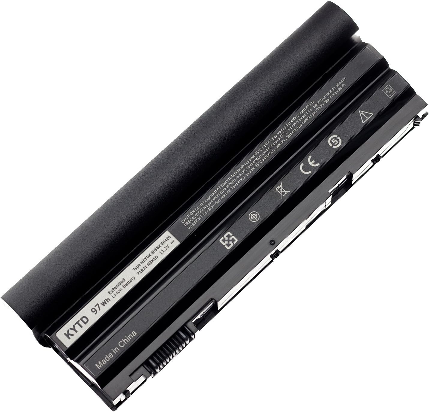 KYTD 71R31 Battery 462-3678 9CELL 97WHR for DELL LATITUDE E5420, E5430, E5520, E5530, E6420, E6420 XFR, E6430, E6430 ATG, E6520, E6530