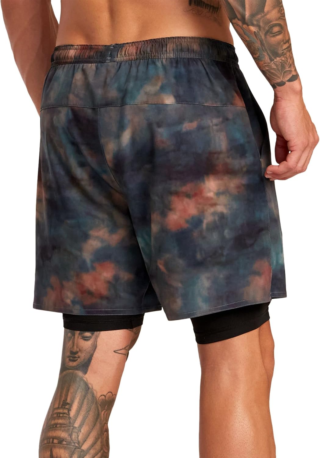 RVCA Mens Yogger Train 2 in 1 Short