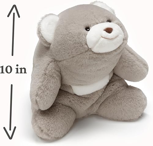 Vista 3 de Gund Snuffles - Oso de peluche, Gris Snuffles (gris),Multicolor,Snuffles (blanco)