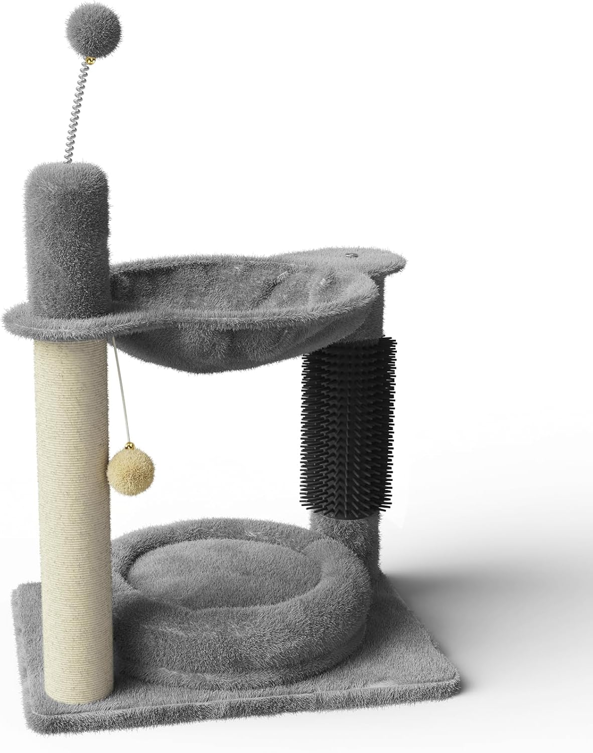Cat Tree Cat Tower for Indoor Cats 26.7in, Small Cat Tree with Scratching Post and