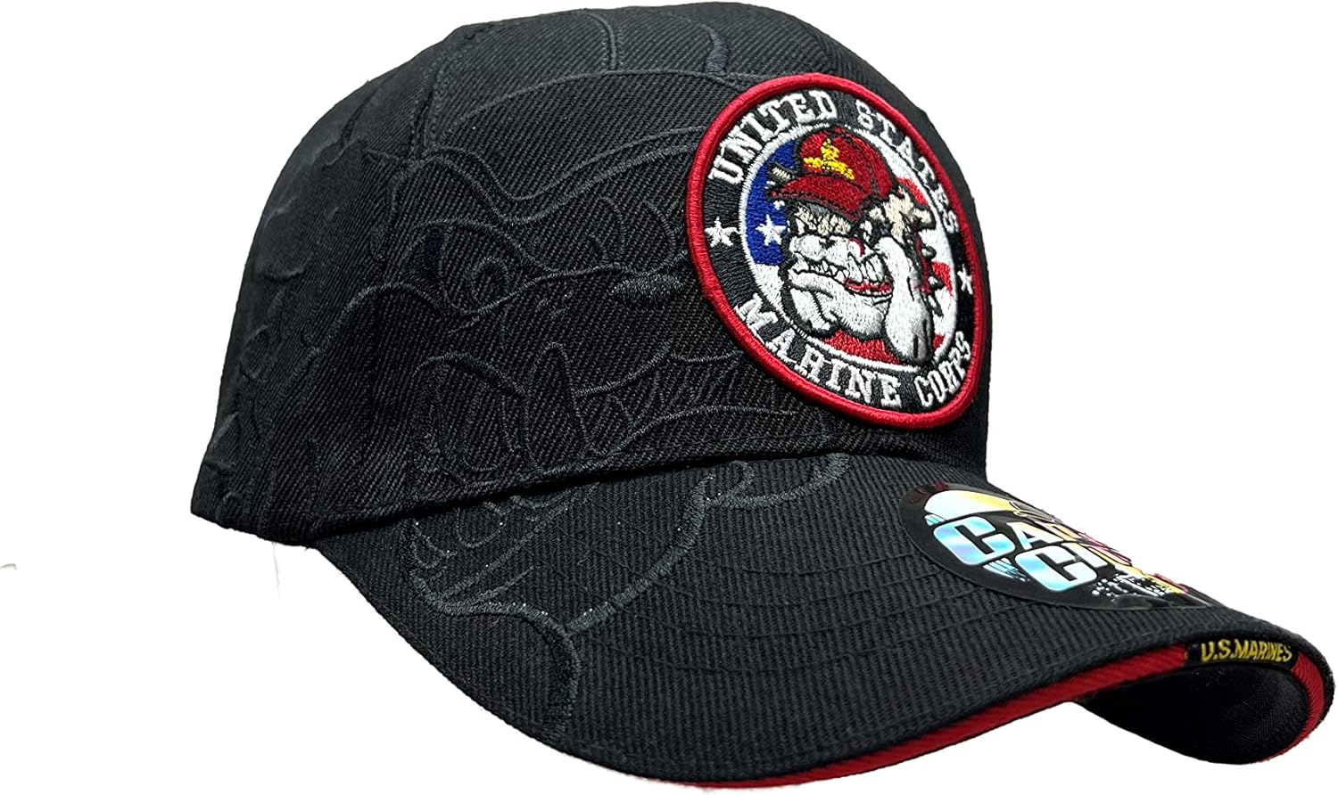 Ashen Fane Marine Premium 6 Panel Adjustable Veteran Baseball Cap
