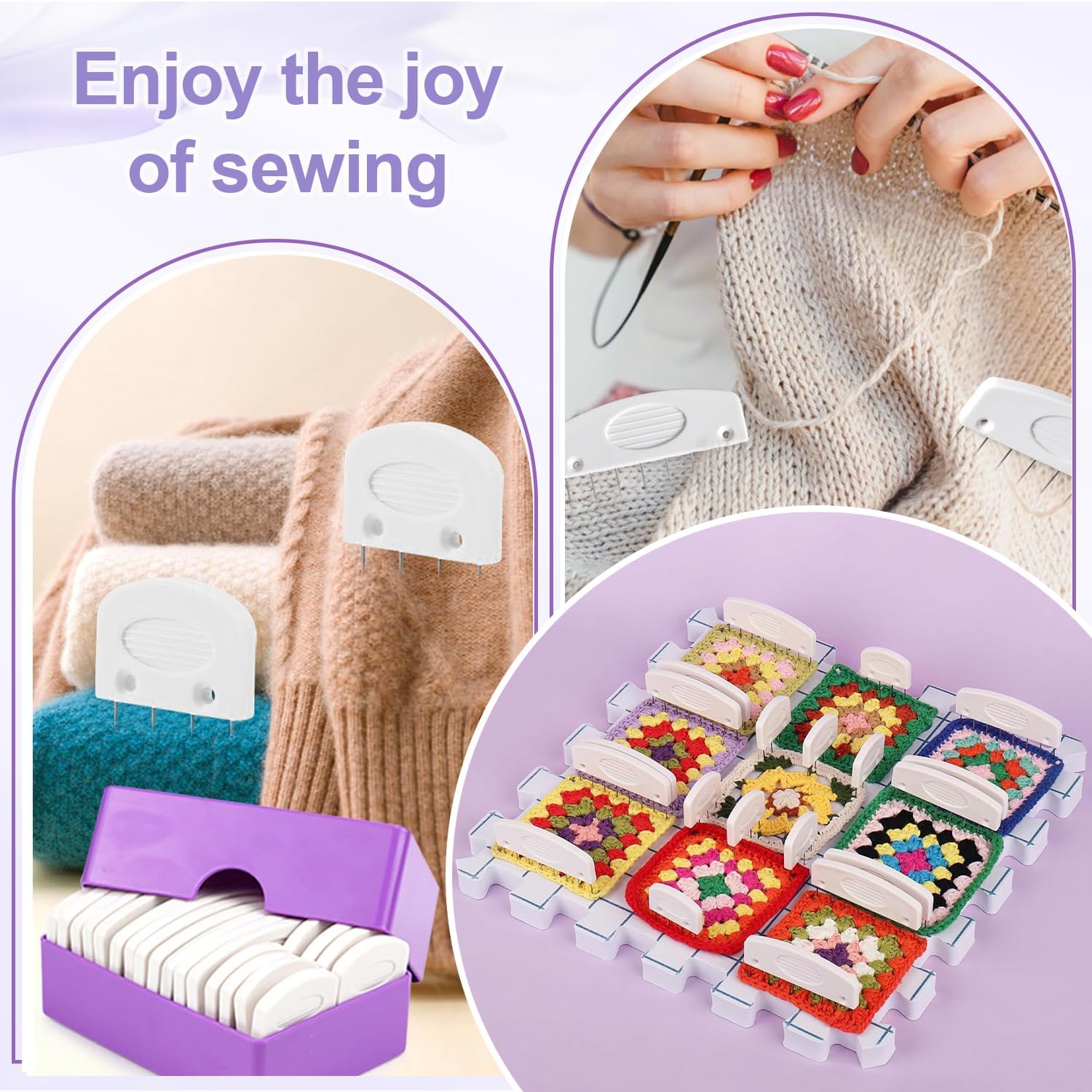 Knitting Lock Combs, Crochet Lock Comb, Point Locker Needles, Knitting Blocker Combs, Knitting Tools, to Improve the Efficiency of Tissue Processing