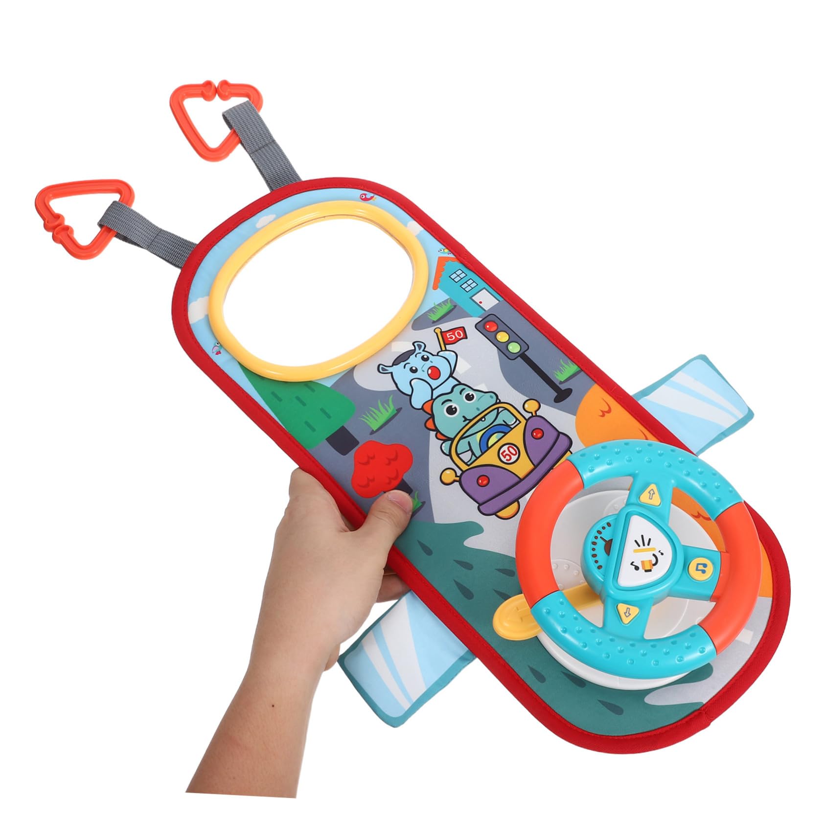POPETPOP Volante Giocattolo per Simulazione Guida Educativa con Effetti Sonori e Materiali Resistenti Gioco Interattivo per Sviluppo Coordinazione e Abilità Motorie Adatto Ragazzi e