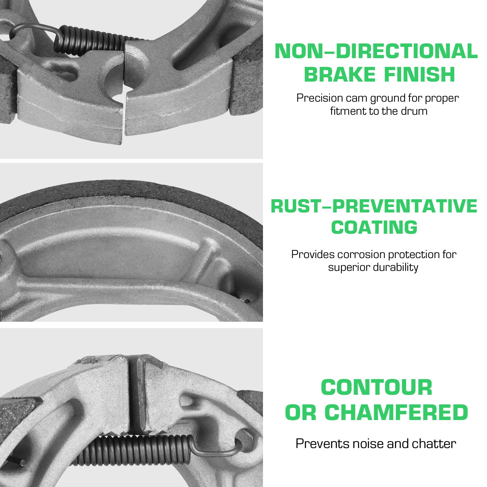Nbs50 Rear View Honda Ruckus Parts Youxmoto Front & Rear Brake Shoes Set For Honda ...