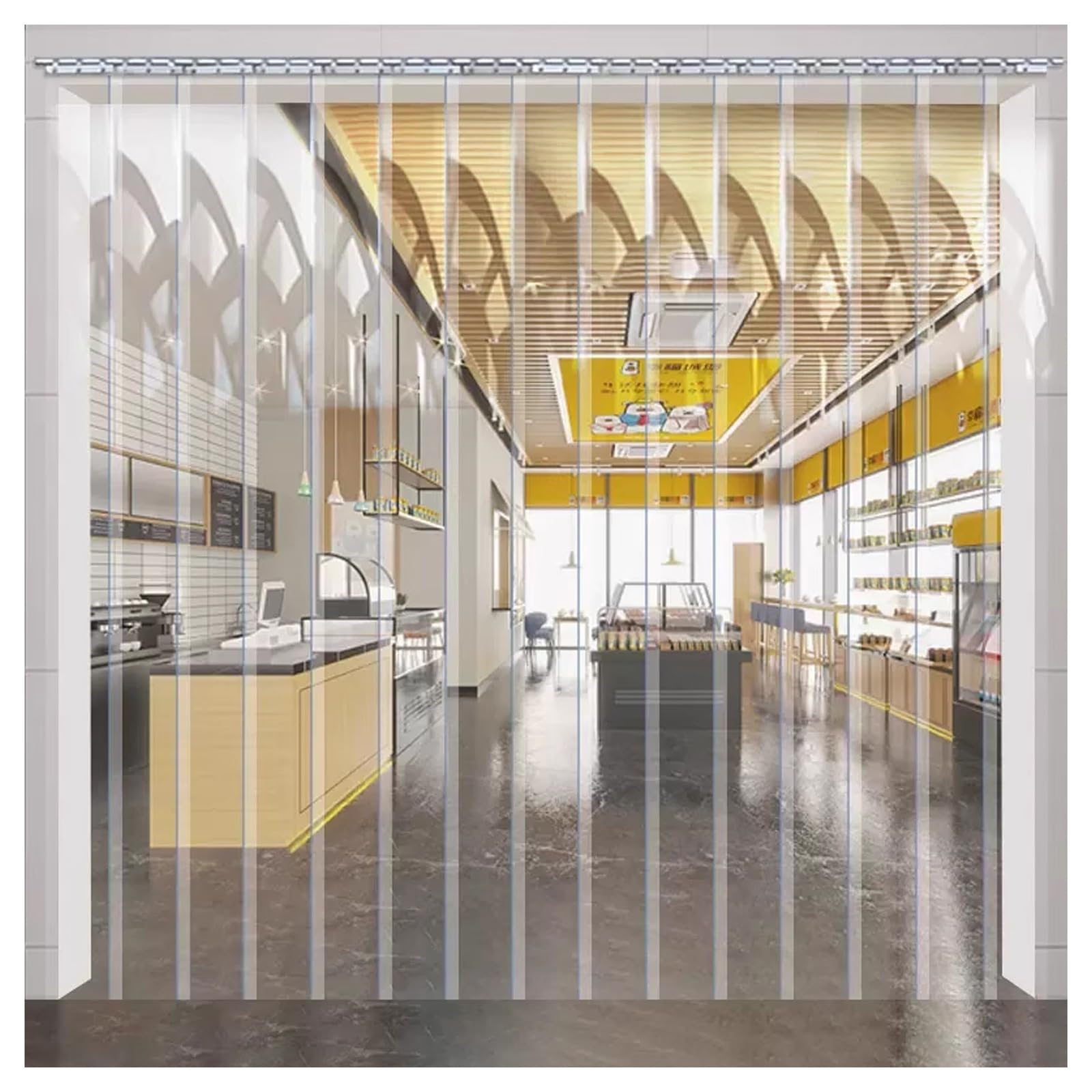 Bandes en plastique souple pour l'isolation de votre atelier et local de stockage