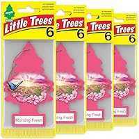 Vista 13 de Little Trees - Ambientador de árbol colgante que proporciona un aroma de larga duración para tu hogar o tu auto. Aroma Black Ice, 24