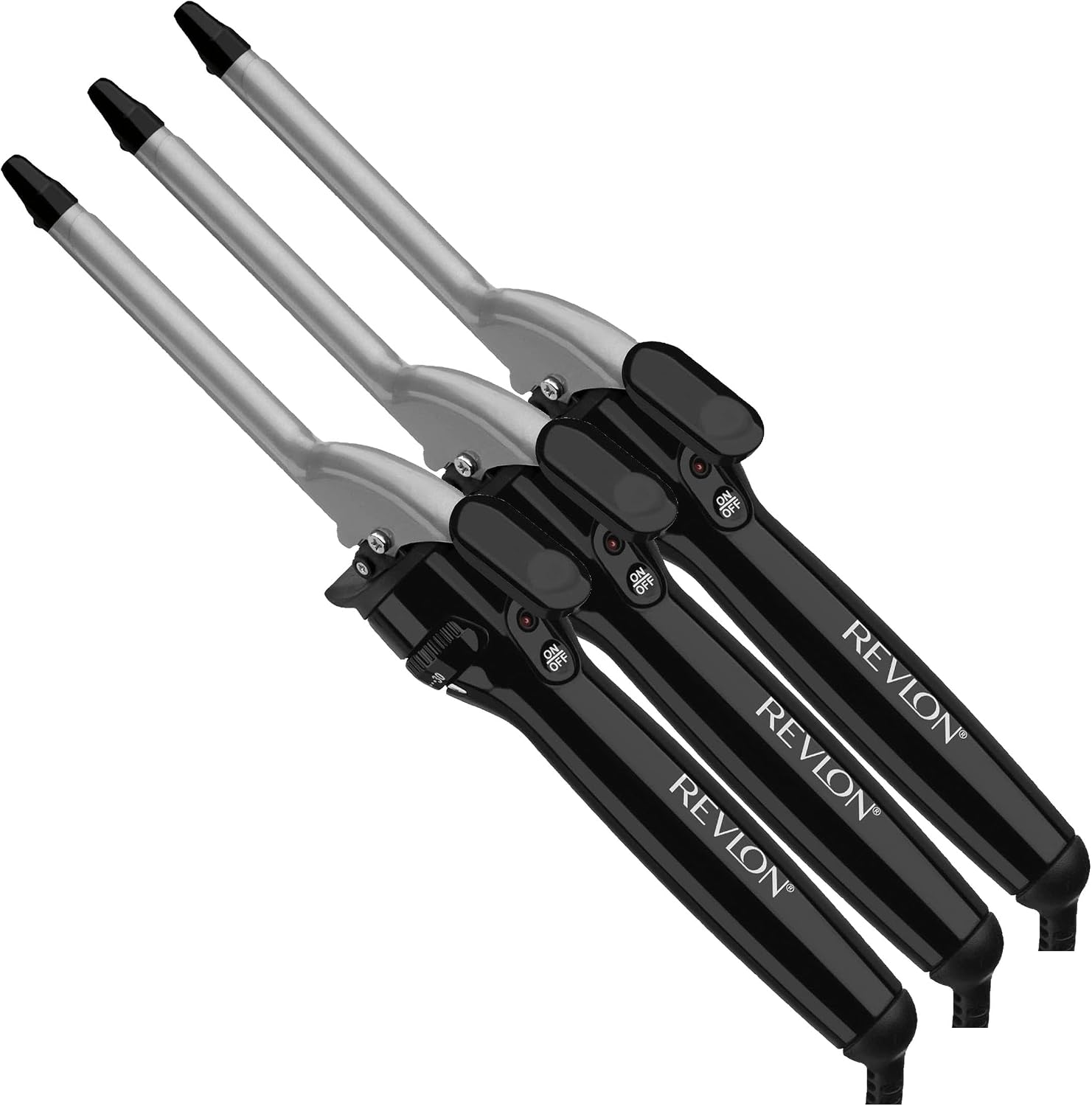 Revlon Perfect Heat Triple Ceramic Curling Iron | for Silky Smooth Spiral Curls (1/2 in)