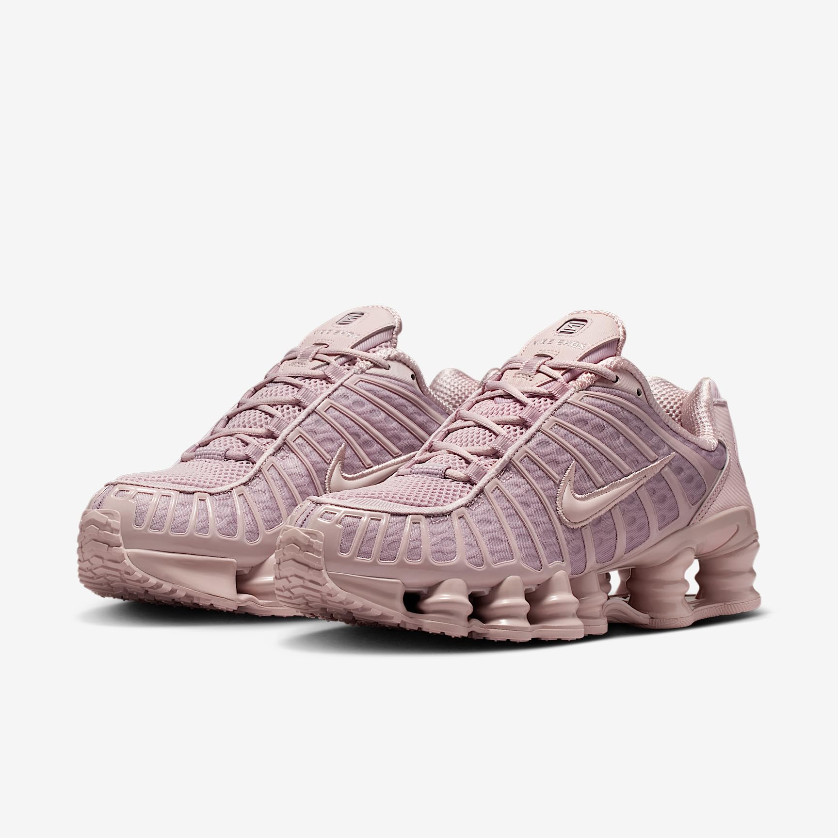 Nike Shox TL - Zapatos para mujer (rosa partícula/plata metalizada/rosa partícula)