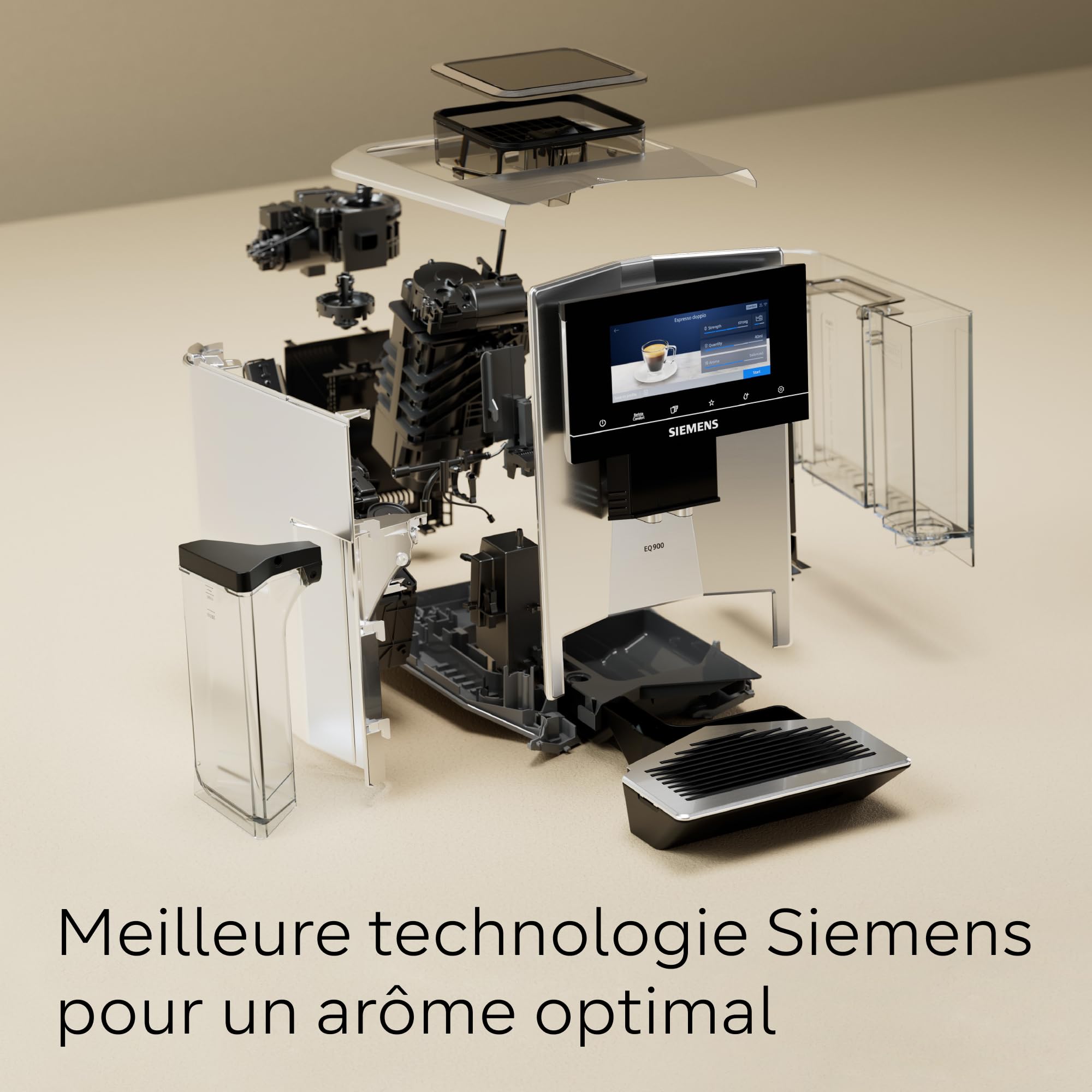 SIEMENS TQ903R03 EQ900 - Machine à café automatique, autoMilk Clean