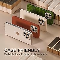 Vista 211 de Misea [3+1] for iPhone 14 Pro/iPhone 14 Pro Max Camera Lens Protector Bling, 9H Tempered Glass Camera Cover Screen Protector Metal Individual Ring