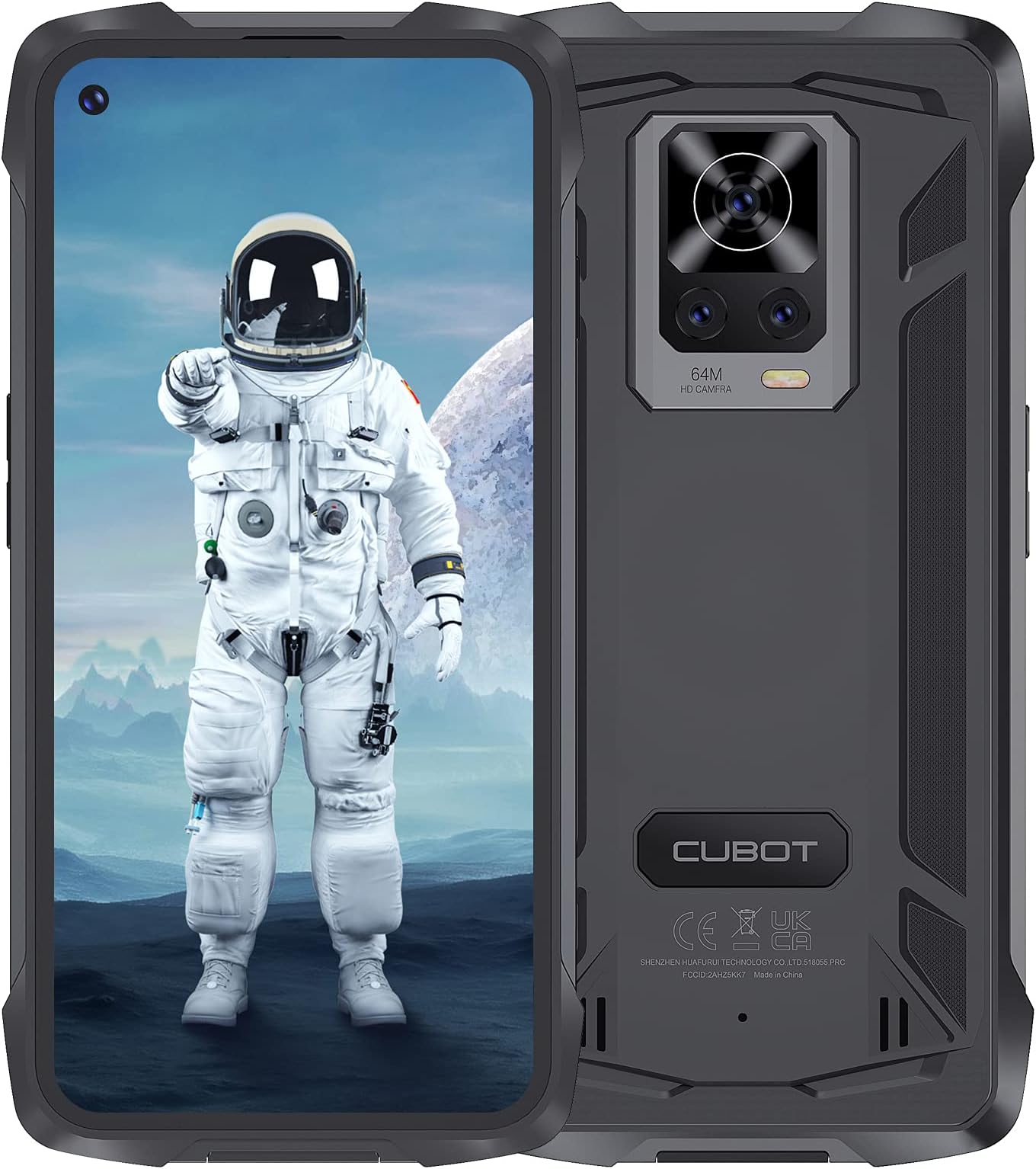 CUBOT Rugged Smartphone Unlocked, Kingkong 7 Rugged Phone Unlocked 8GB + 128GB,Cell Phone Android 11 64MP Triple Camera, 6.36" Screen FDH Smartphone 5000mAh Waterproof IP68 4G Global Band Dual SIM