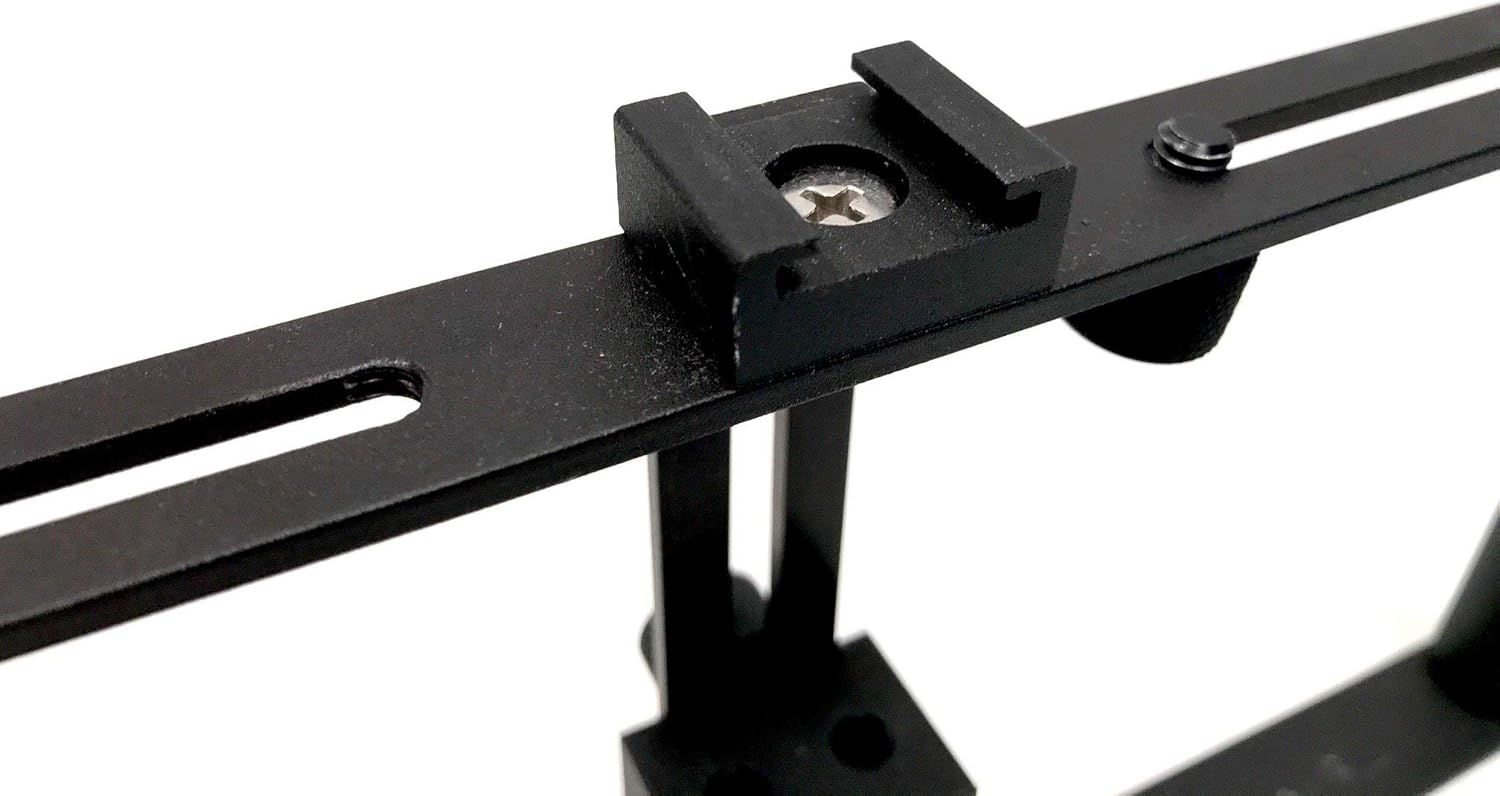 Glide Gear DM100 All Metal Professional Smartphone iPhone Mount Video Teleprompter Adapter Holder Shooter Camera Rig Phone Video-Maker Film-Maker Videographer for All Smartphones