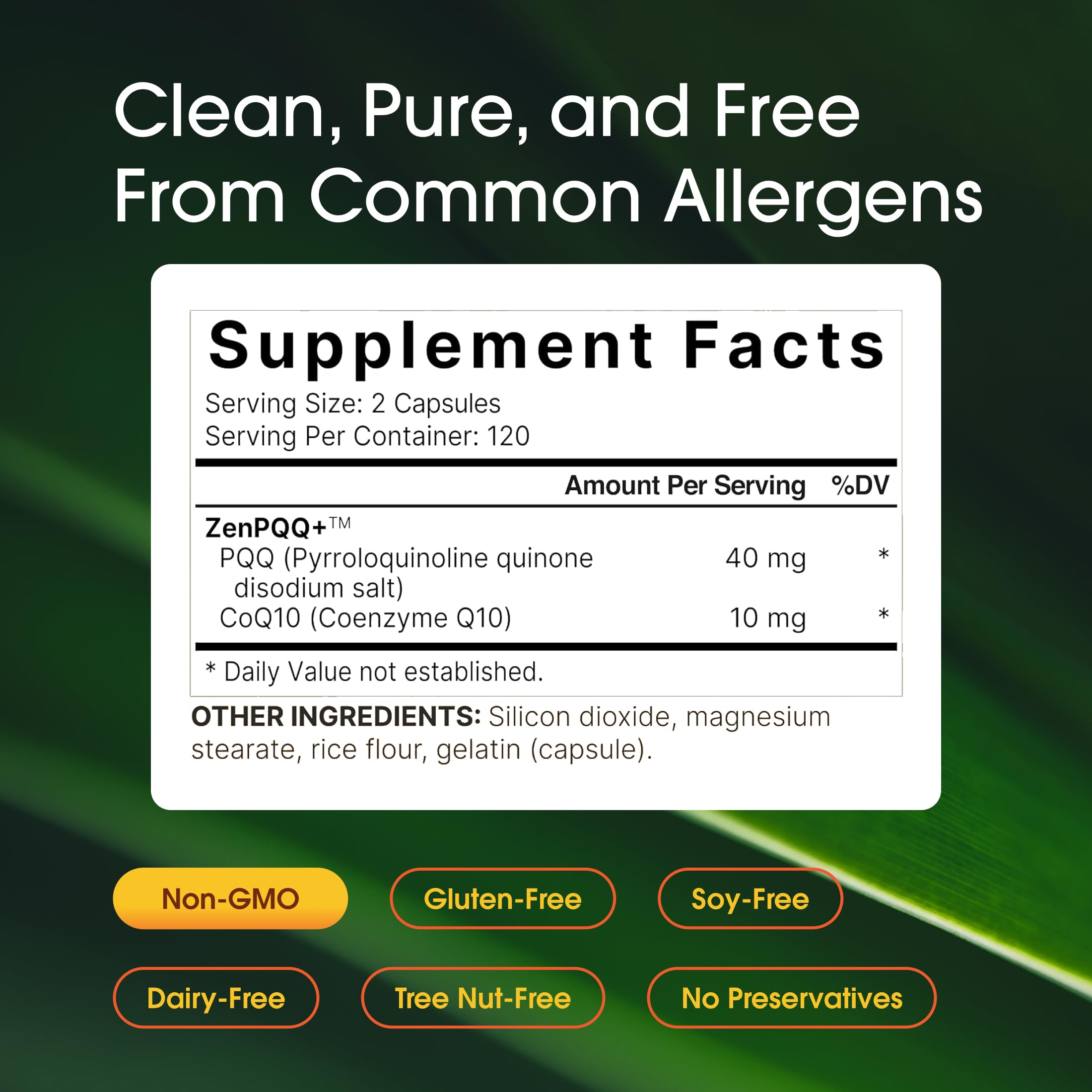 NatureBell PQQ 40mg with CoQ10 10mg, 240 Capsules — Amazon image 3