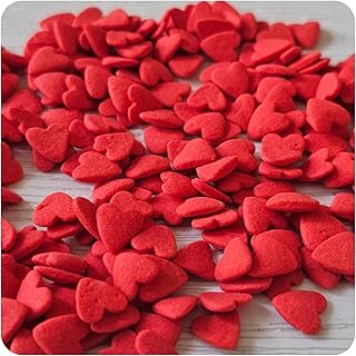 Sugar Chic Confetti -Heart - Red (150g)