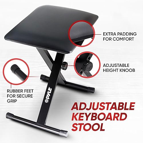 Miniatura 6 de PYLE Piano eléctrico, piano de teclado eléctrico, teclado de música, 61 teclas, Bluetooth, pantalla LCD, diseño portátil, función de karaoke,