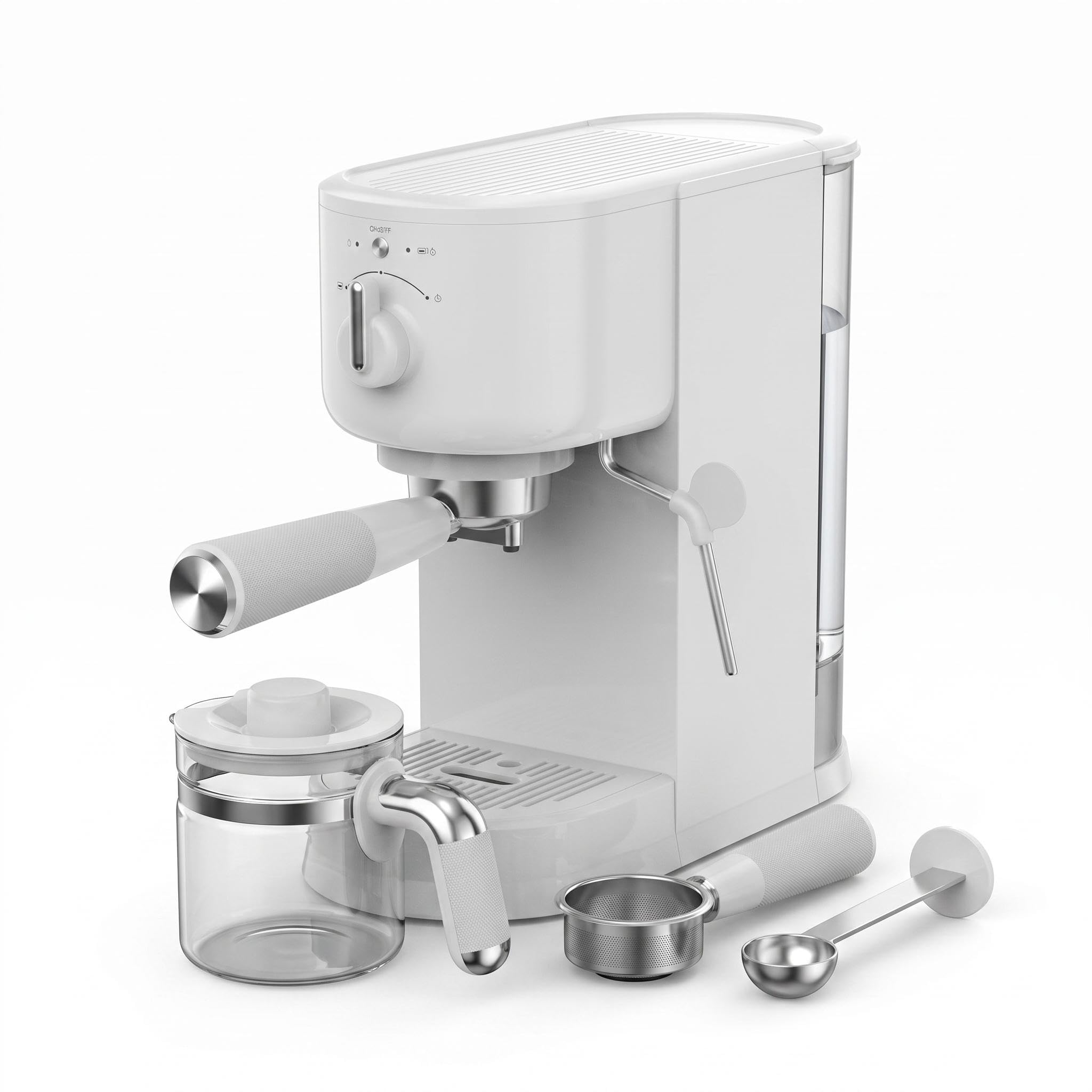 Garvee Macchina Caffè Americano Bianca Con Filtro 220-240V | Prepara un caffè americano liscio e aromatico con filtro