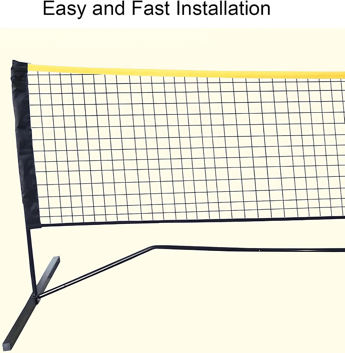 Portable Badminton Net Portable, Badminton Nets 3 Meters Wide with Storage Bag, Stainless Steel Bracket Portable Tennis Net