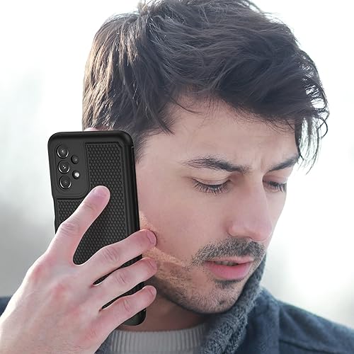 Vista 8 de FNTCASE Funda para Samsung Galaxy A23 5G: (Samsung Galaxy A23 4G LTE) Funda protectora de doble capa resistente para teléfono celular a prueba