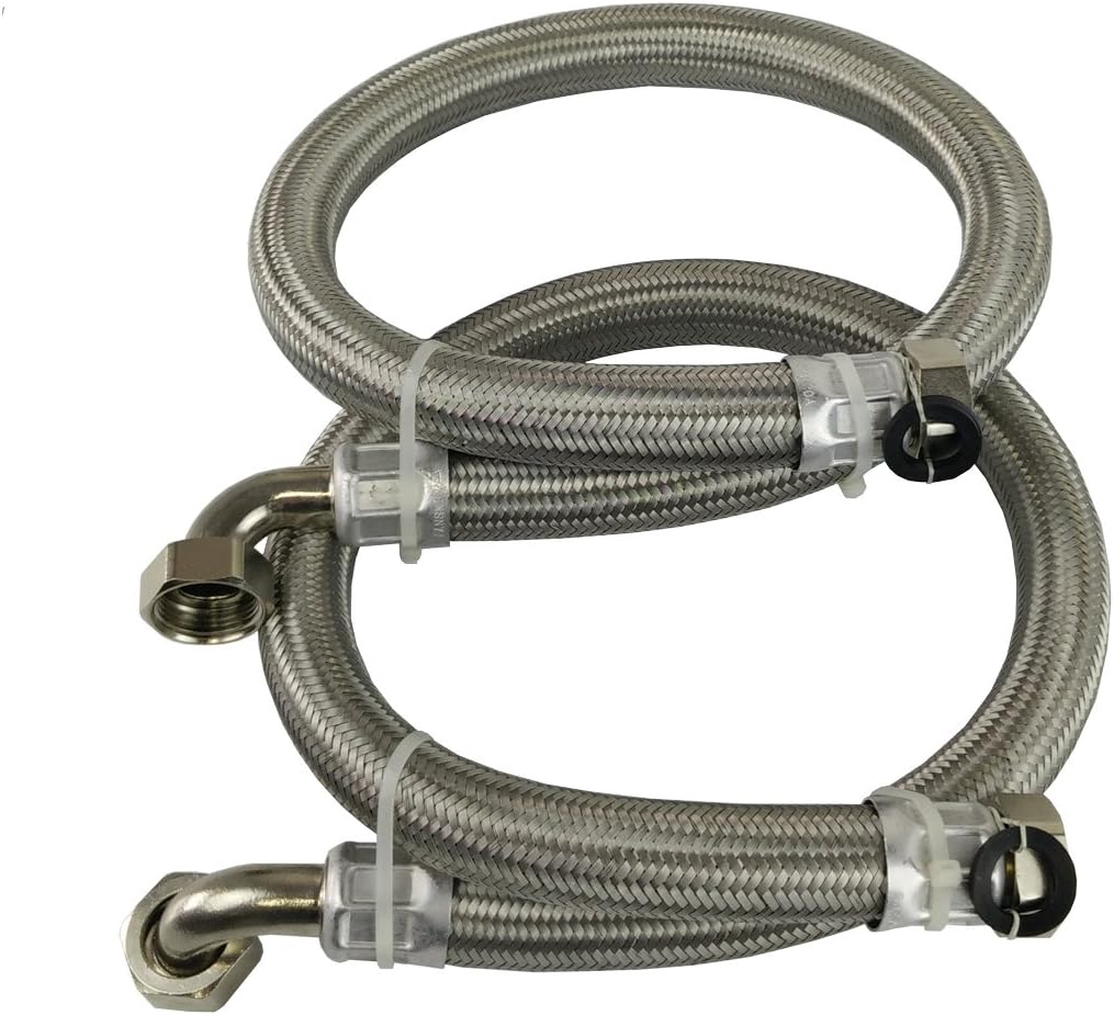 Stainless Steel Braided Hoses for Water Softeners & Water Filtration (22mm)