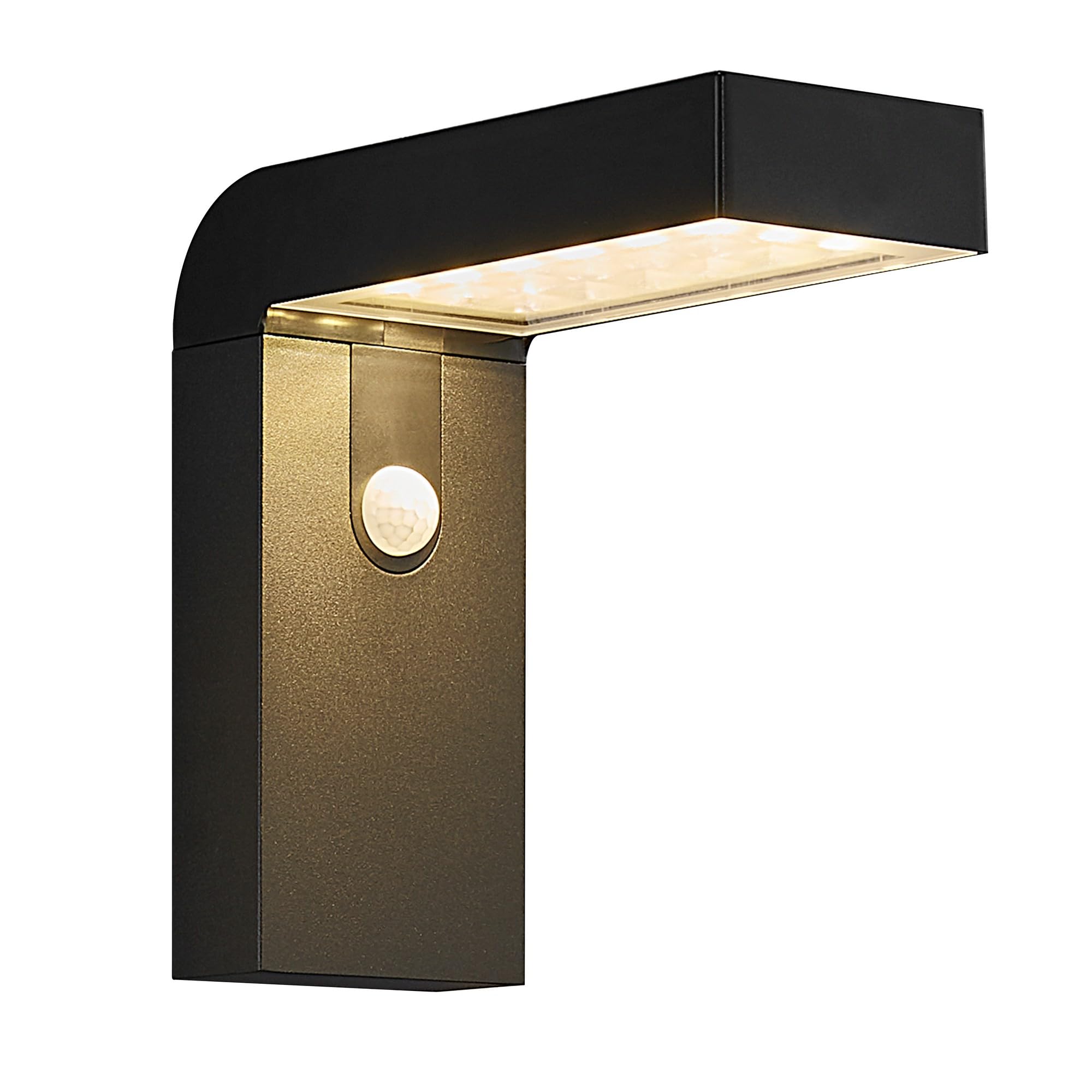 Nordlux Alya Outdoor Plastic Wall Light  Black,battery Led from B&Q