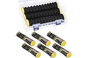 6 Pcs Leader Line Organizer with 72 Line Slots: Efficient Fishing Line Storage Solution