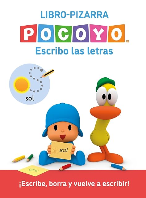 Portada de Pocoyó. Lectoescritura - Escribo las Letras