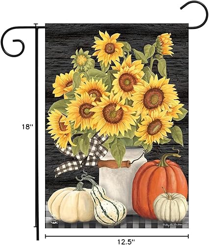 Miniatura 4 de Briarwood Lane Decoración de otoño - Banderas de jardín de otoño - Banderas de jardín de temporada - Banderas de cosecha - Banderas de patio -