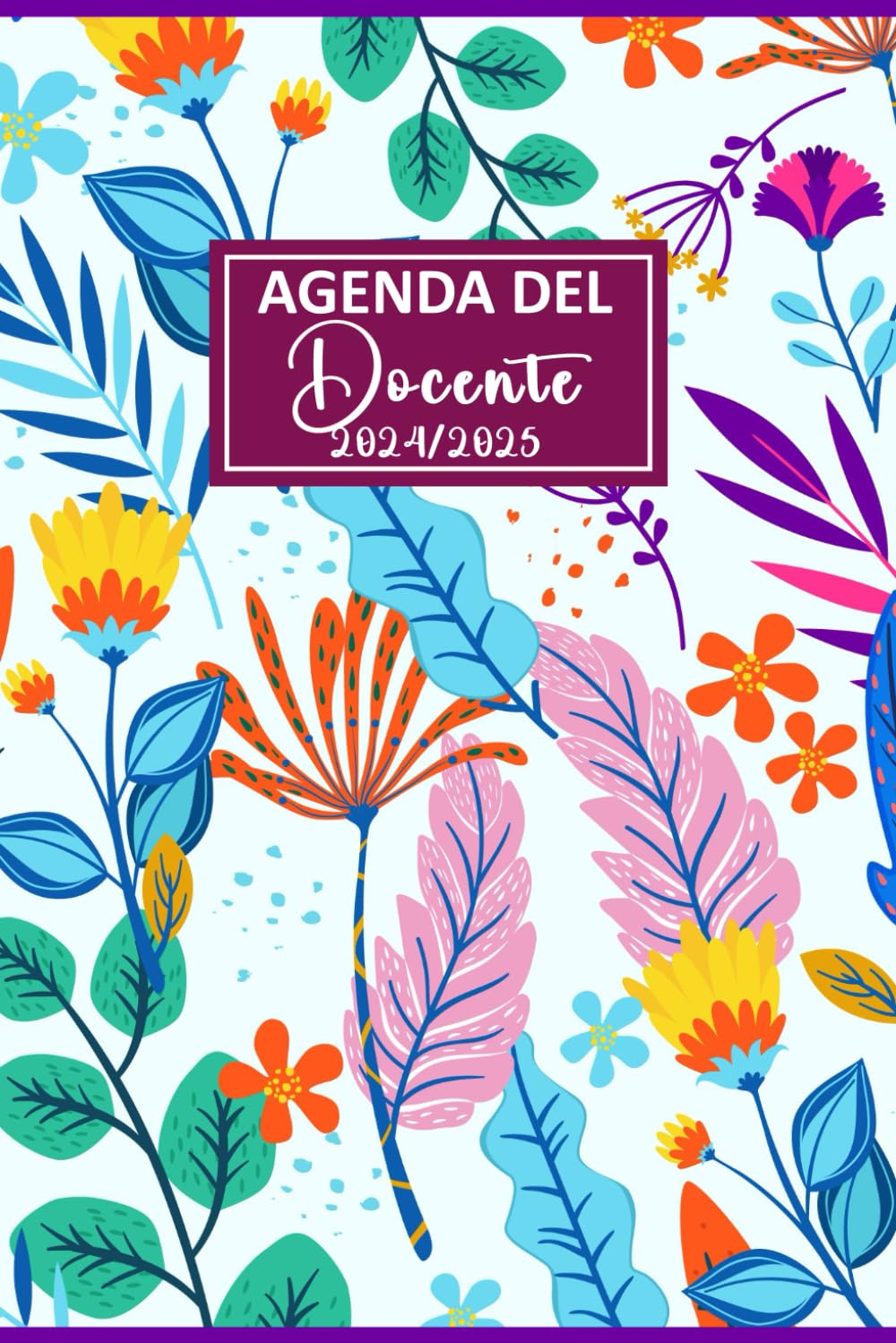 Agenda del docente 2024/2025 settimanale: Pianificatore e quaderno per insegnanti dell'infanzia, primaria, secondaria o superiore | una settimana su ... | Settembre 2024 - Agosto 2025 | Formato A5