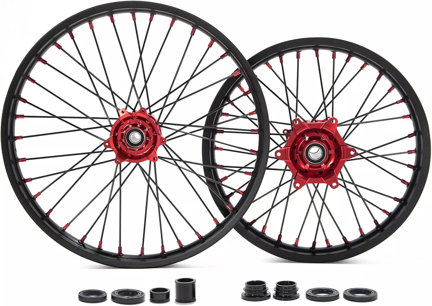 TOFR 21" & 19" Complete Wheel Set Rims Hub Spokes for Honda CRF250R CRF450R 2014-2025