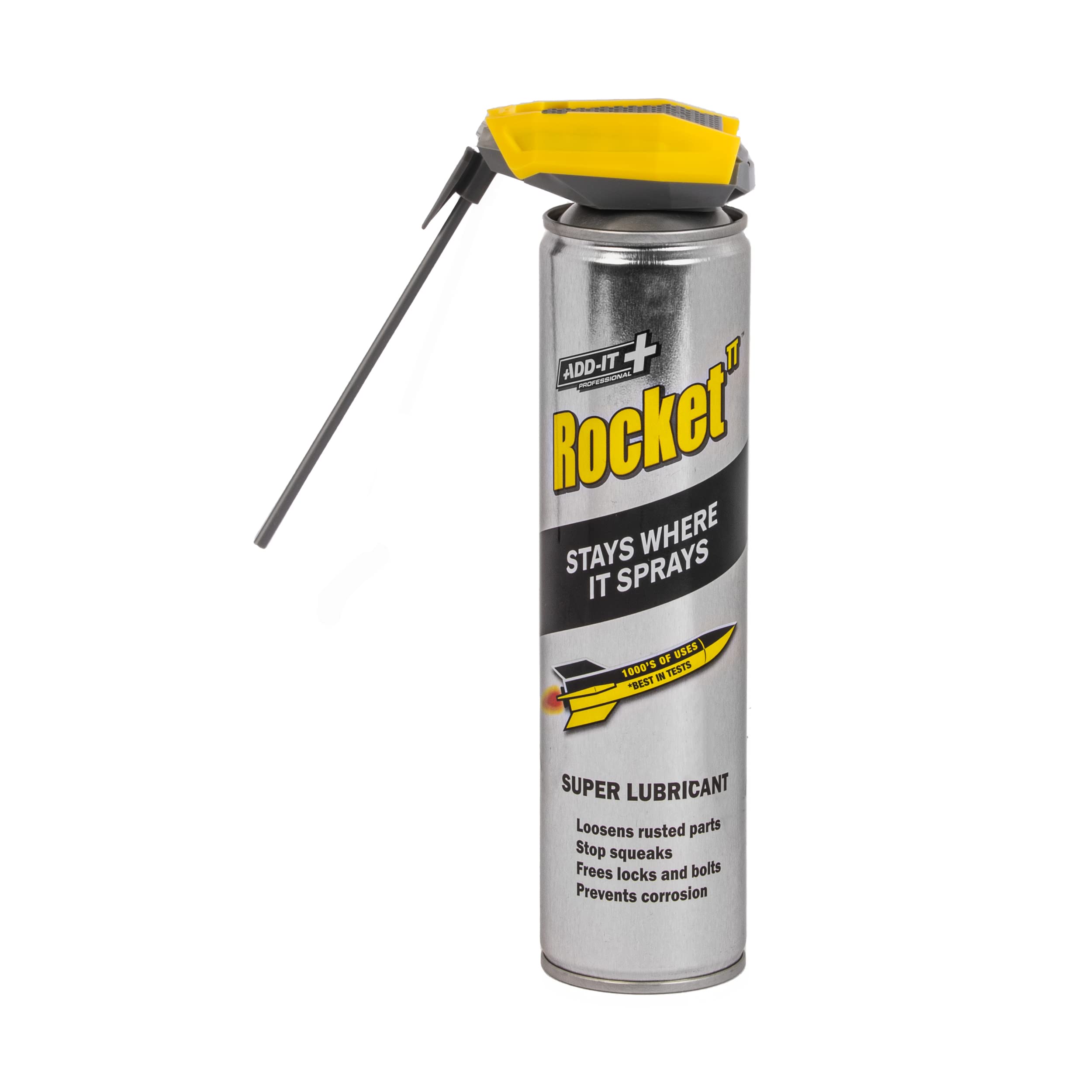 Rocket TT Multi-Purpose Lubricant Spray – 300ml Rust Remover & Anti-Corrosion Maintenance Spray – Penetrating Oil for Seized Bolts,Locks, Bikes & Garden Equipment – Water-Resistant Coating