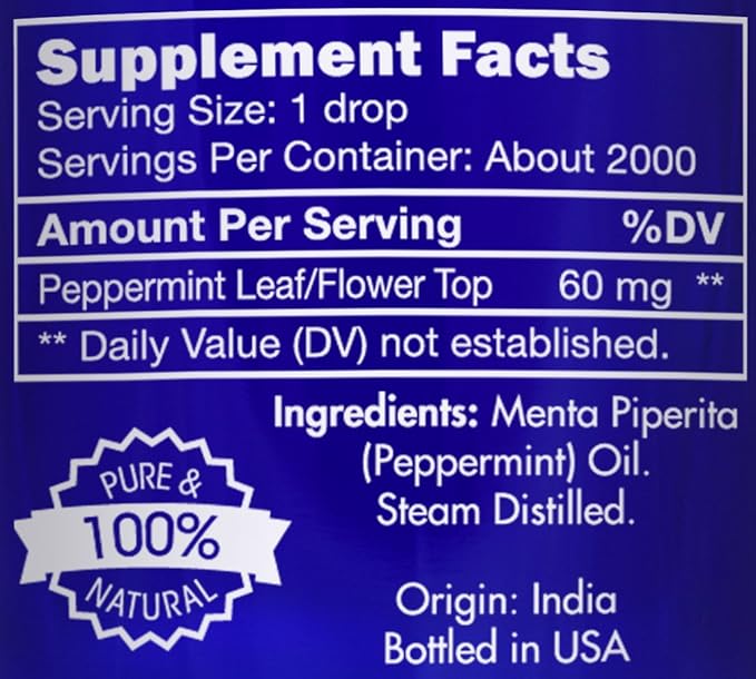 Aceite Esencial de Menta 100% Puro 4 oz Zongle Therapeutics miniatura 3