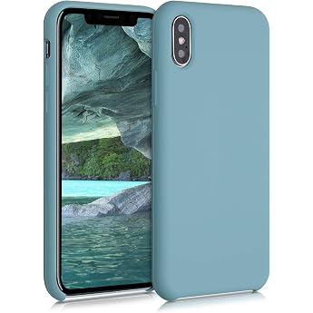 Kwmobile Case Compatible with Apple iPhone X Rubberised Mobile Phone Case Neon Yellow