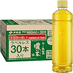 [機能性表示食品] 伊藤園 ラベルレス おーいお茶 濃い茶 460ml×30本 スマートボトル