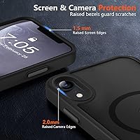 Vista 5 de MOCCA - Funda magnética resistente para iPhone XR de 6.1 pulgadas, compatible con MagSafe, funda con protección contra caídas de grado militar
