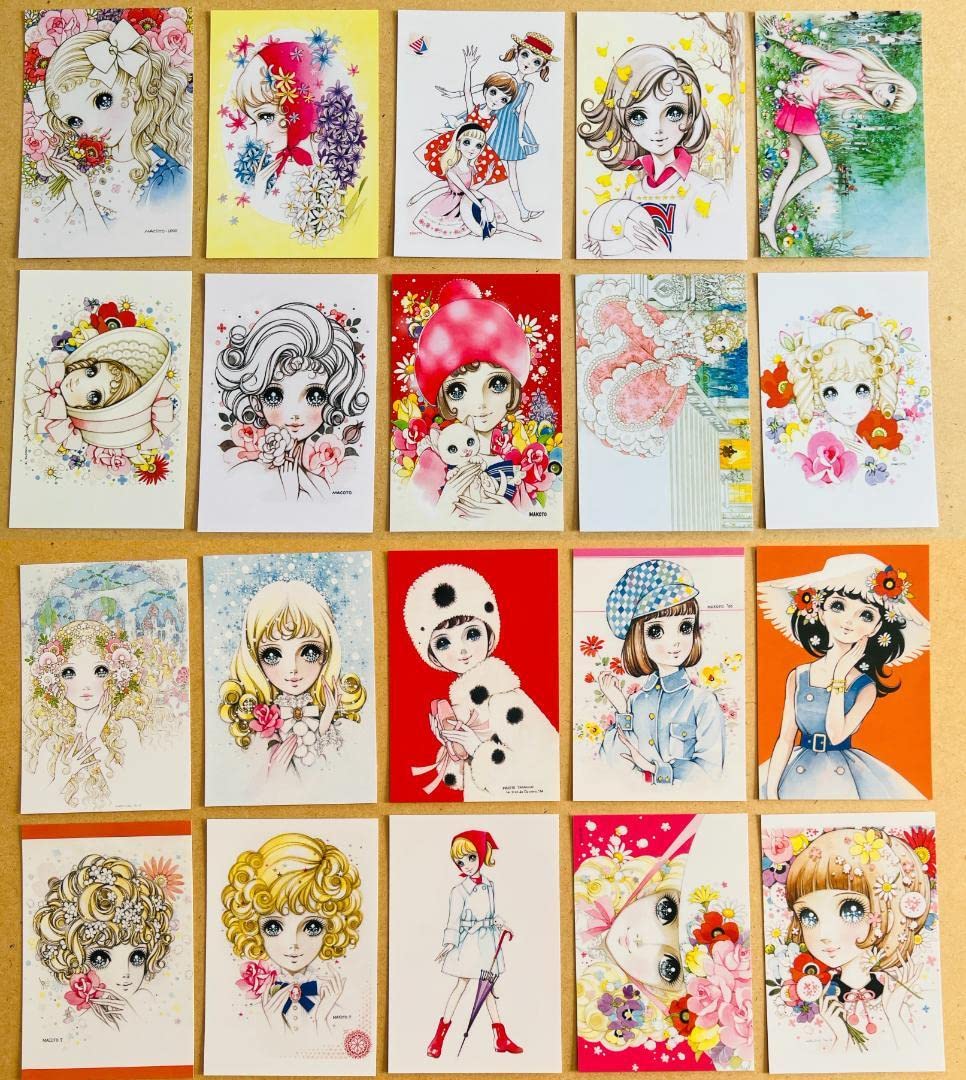 Amazon.co.jp: 高橋真琴 ポストカードセット A-set 昭和レトロ 昭和  