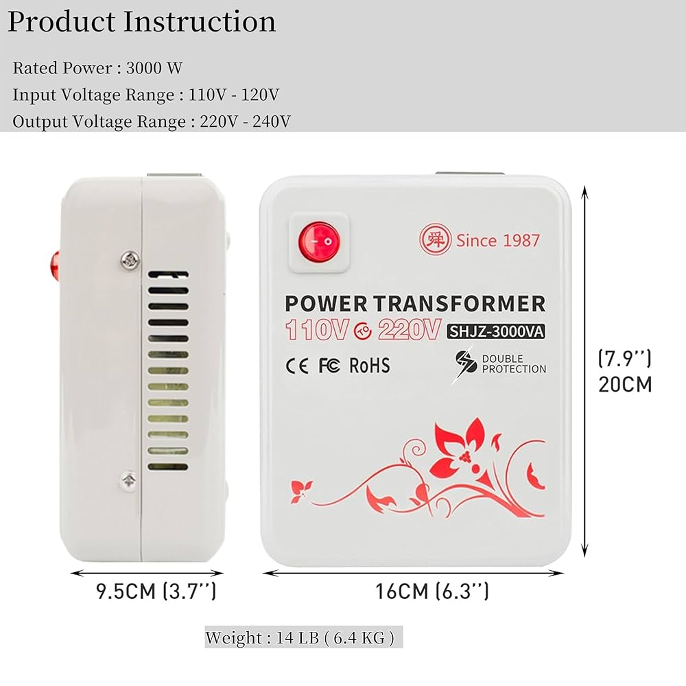変圧器　110V to 220V SHJZ-3000VA Amazon.co.jp: SUNSHUN ステップアップ変圧器 110V~220V