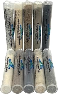 Hermit Crab Food Variety Packs - Natural Multi-Mix and Treat Blend for Pet Hermit Crabs, Pour N’ Go Food Tube ™, Lab-Tested for Quality & Safety (10 Pack Standard + Puffs)