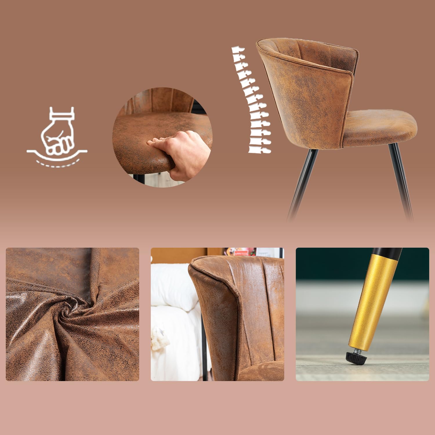 Eetkamerstoelen | Set van 6 | Teak | 3570 - Sixty Fruits