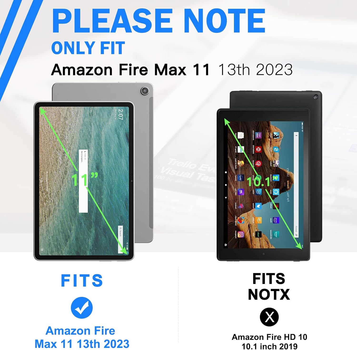 BRAECN Fire Max 11 13th Generation Case 2023, with 360° Rotating Hand Strap and Kickstand &Pencil Holder,Shoulder Strap,Keyboard Adsorption Interface for Amazon Fire Max 11 -Black