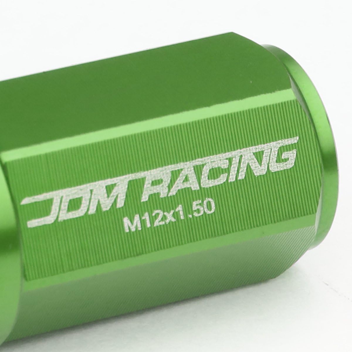 Auto Dynasty 20-Piece M12 x 1.5 Aluminum Alloy Wheel Lug Nuts + 2 X Deep Drive Extension (Green)